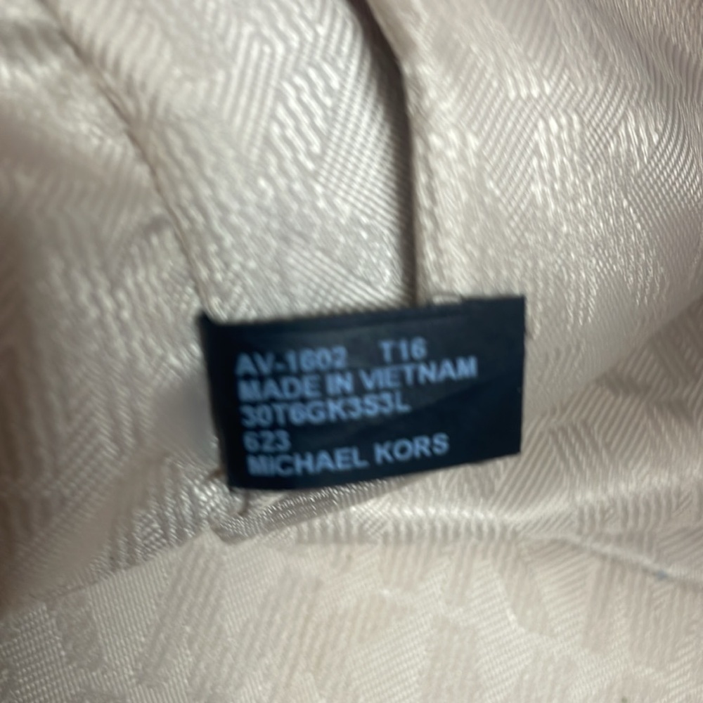 MICHAEL KORS Misty Rose Leather LG Satchel Crossbody Bag 30T6GK3S3L - Picture 5 of 8